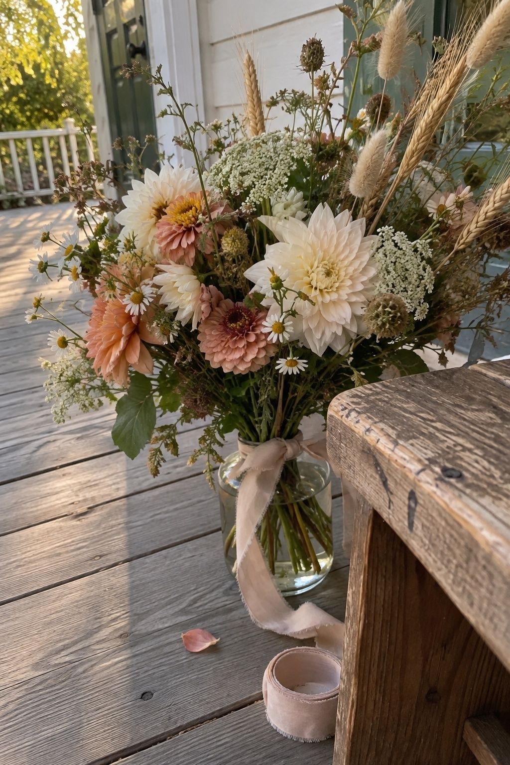 Dried grasses adding a hint of fall