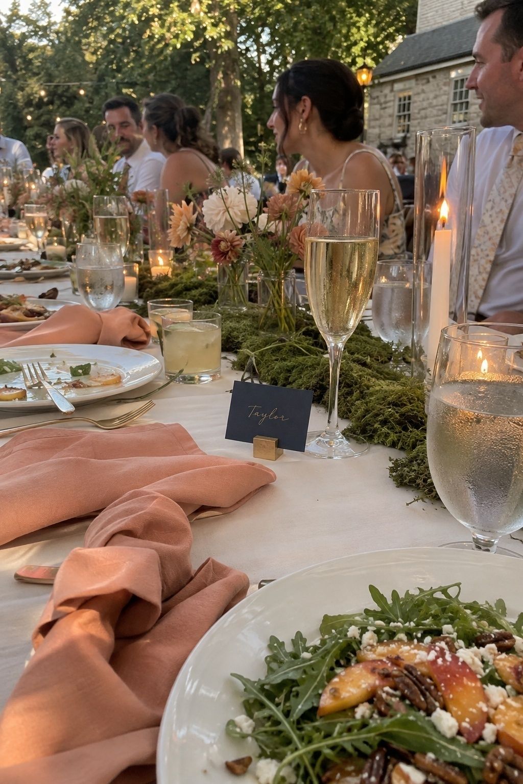 Late-summer wedding colour palette