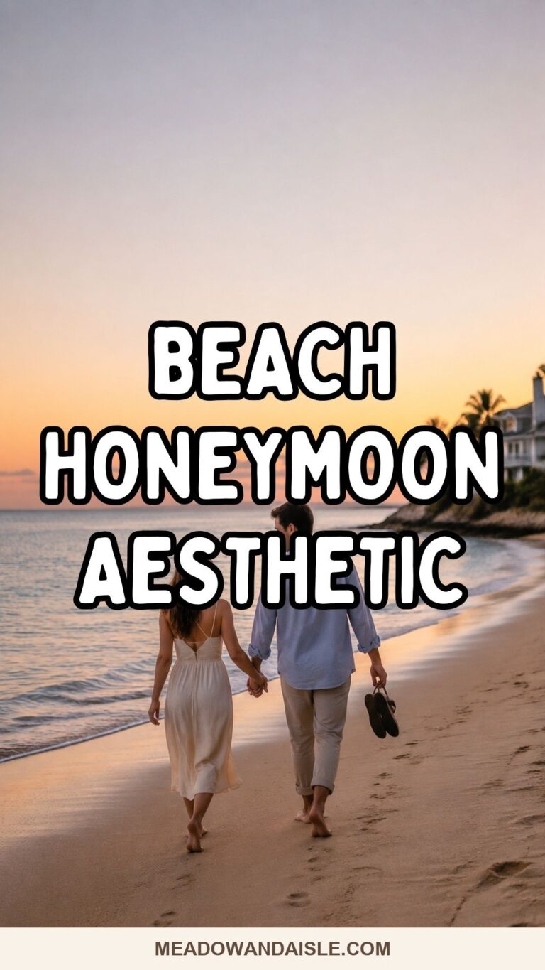 Beach honeymoon aesthetic ideas Pinterest pin