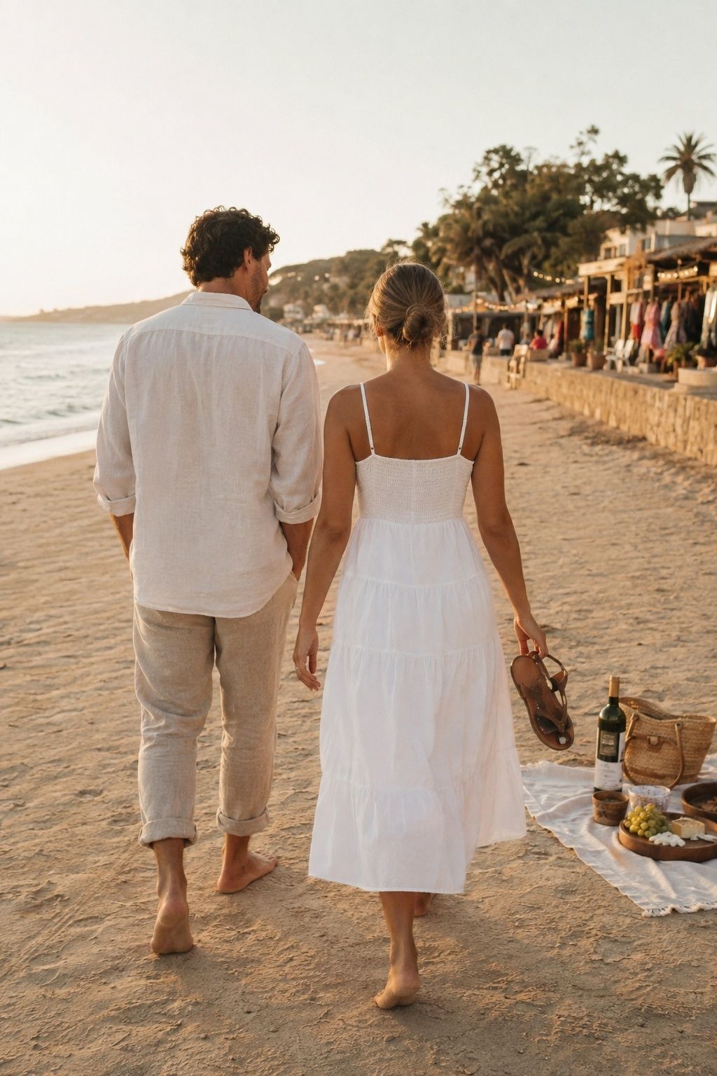 Bring One White Dress That Works Hard beach honeymoon aesthetic idea