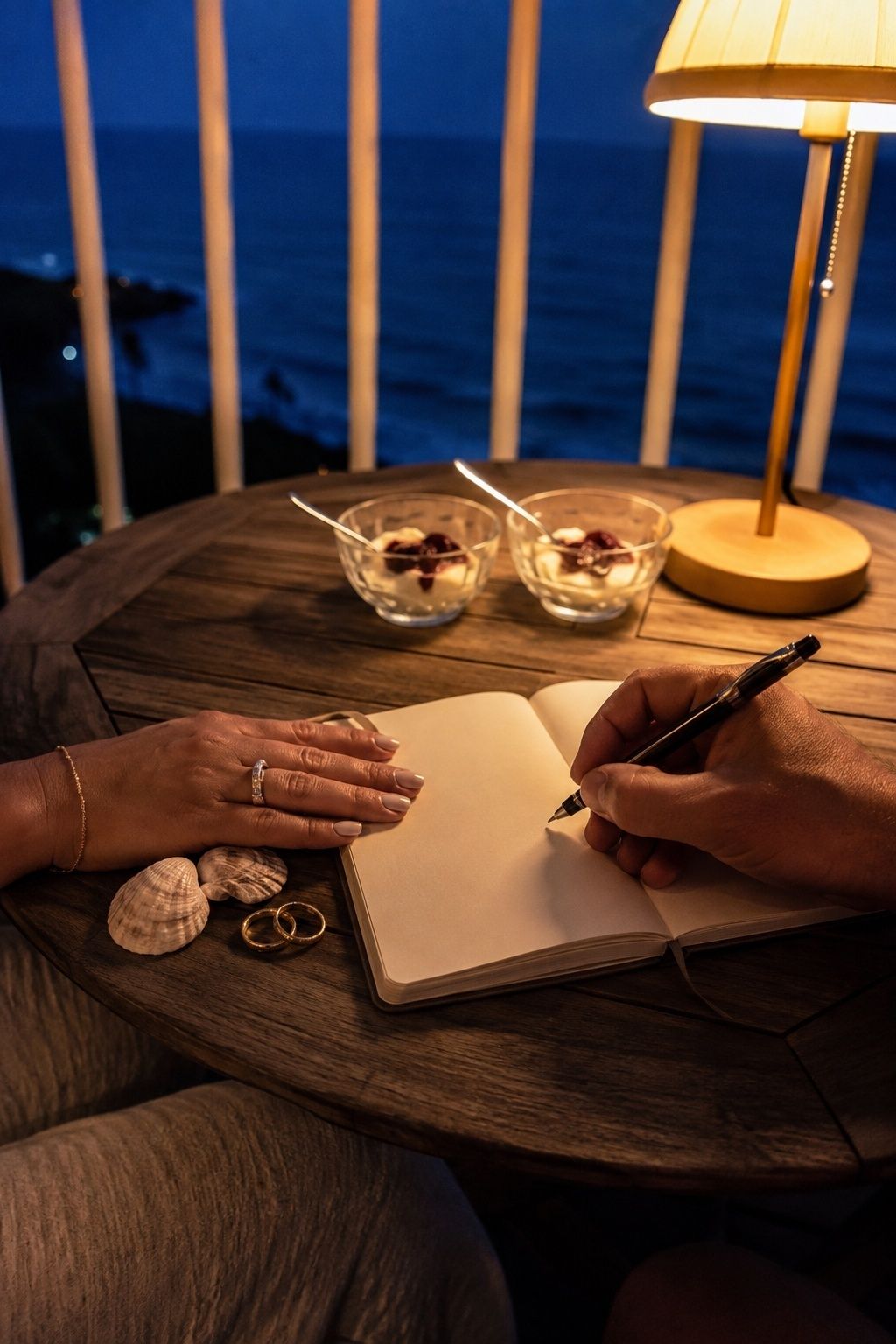 Add A Tiny Newlywed Ritual beach honeymoon aesthetic idea