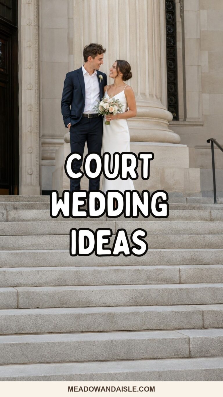 Court wedding ideas on city hall steps