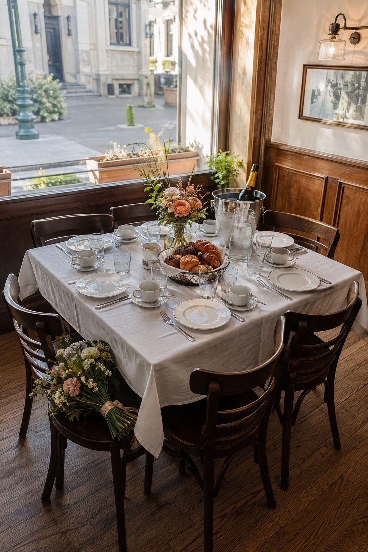 Breakfast or lunch reservation after the courthouse wedding
