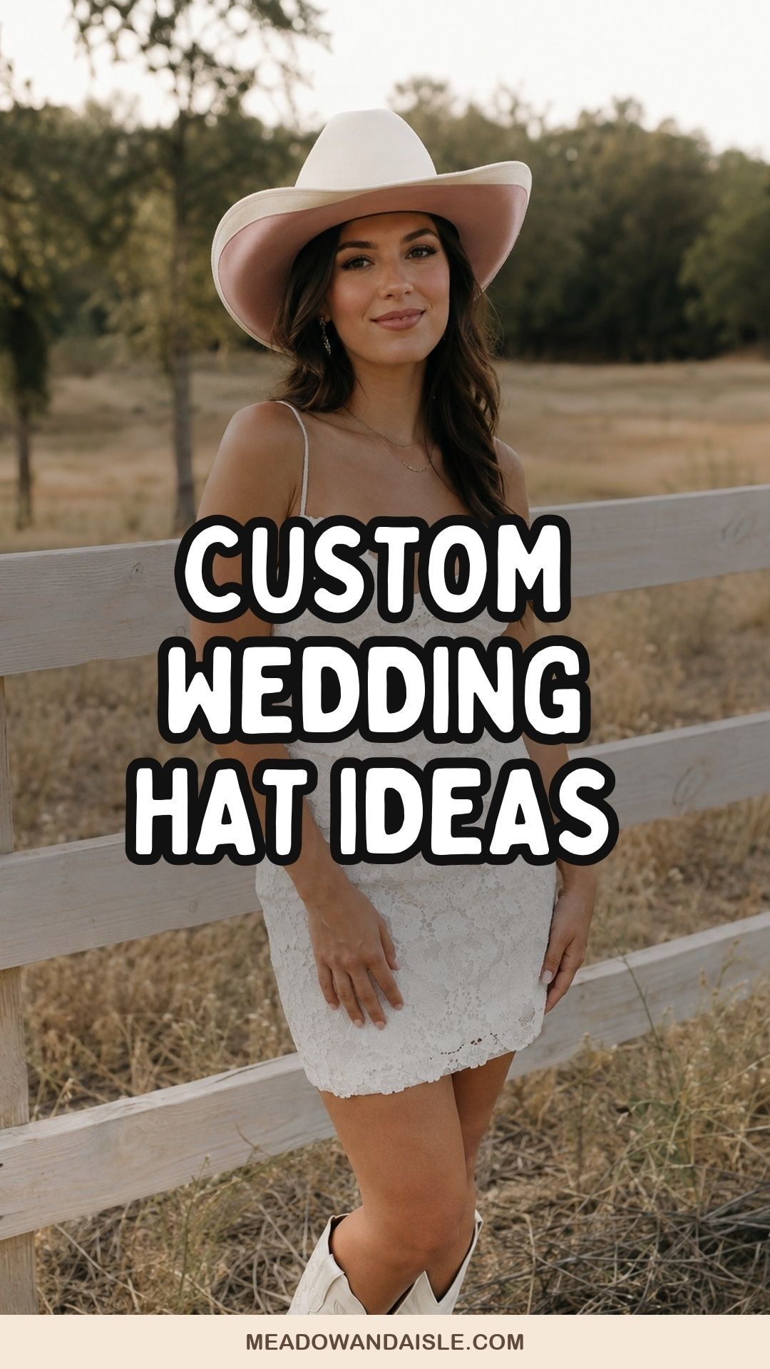 Custom wedding hat ideas for brides grooms receptions and honeymoons