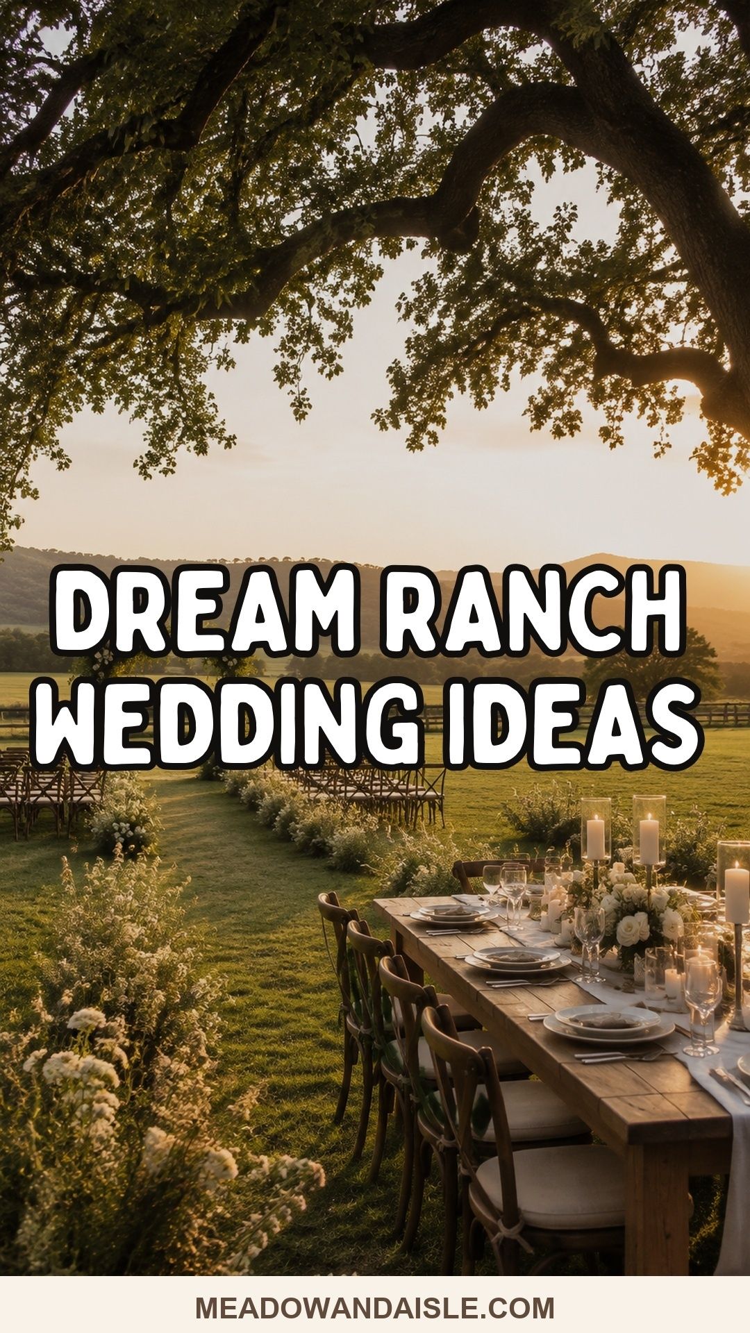 Dream ranch destination wedding ideas for an intimate ranch wedding weekend