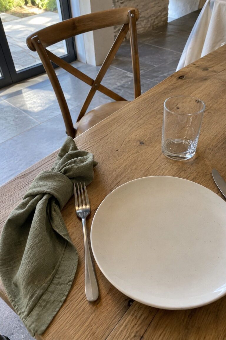 dusty olive linen napkins in dusty olive wedding decor