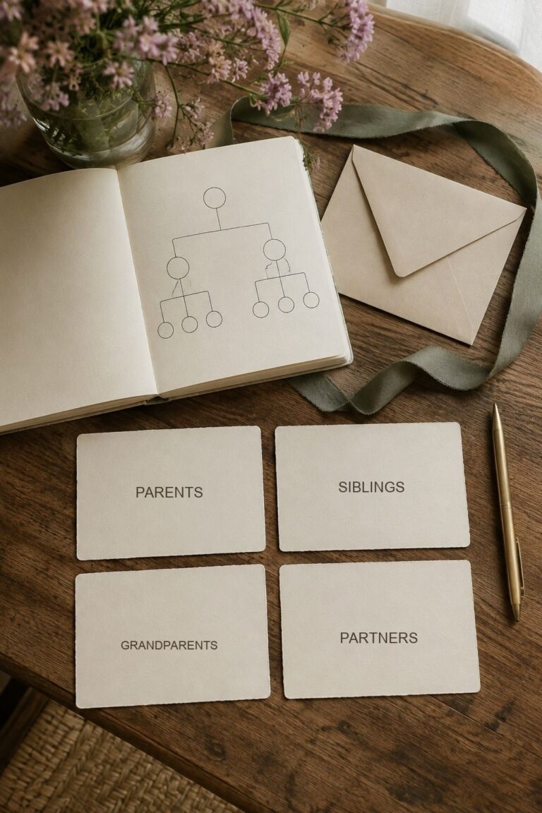 Define The Family Circle Before Writing for family only wedding wording