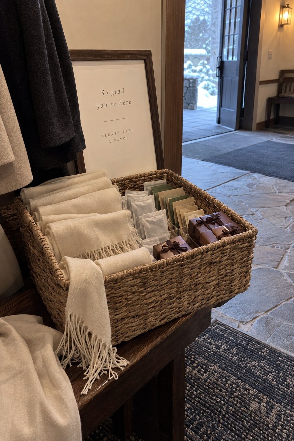 Wedding favors guests can use that night