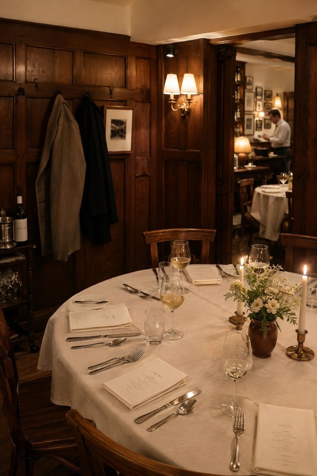 Wedding in a cozy restaurant private room
