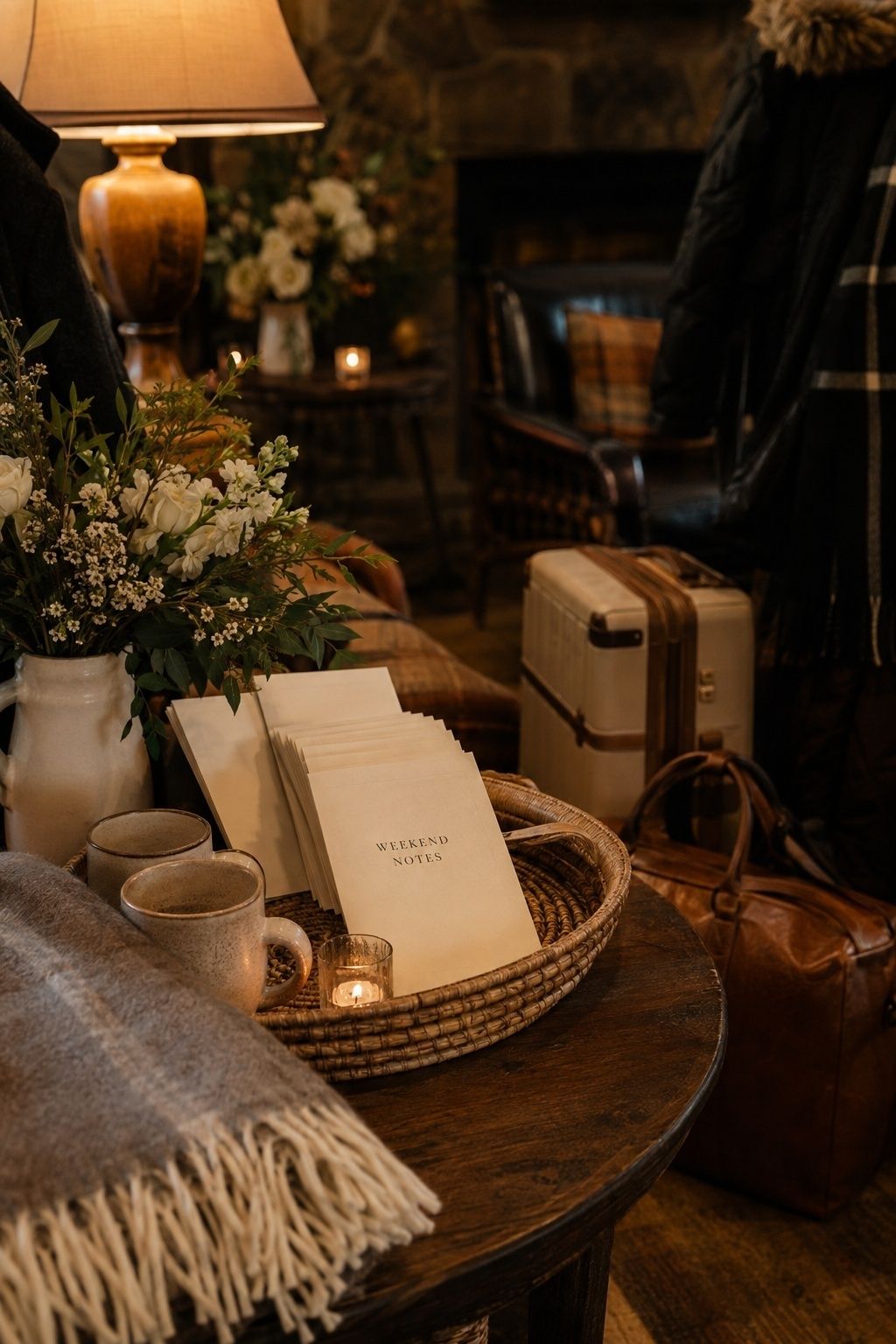 Cozy inn wedding weekend