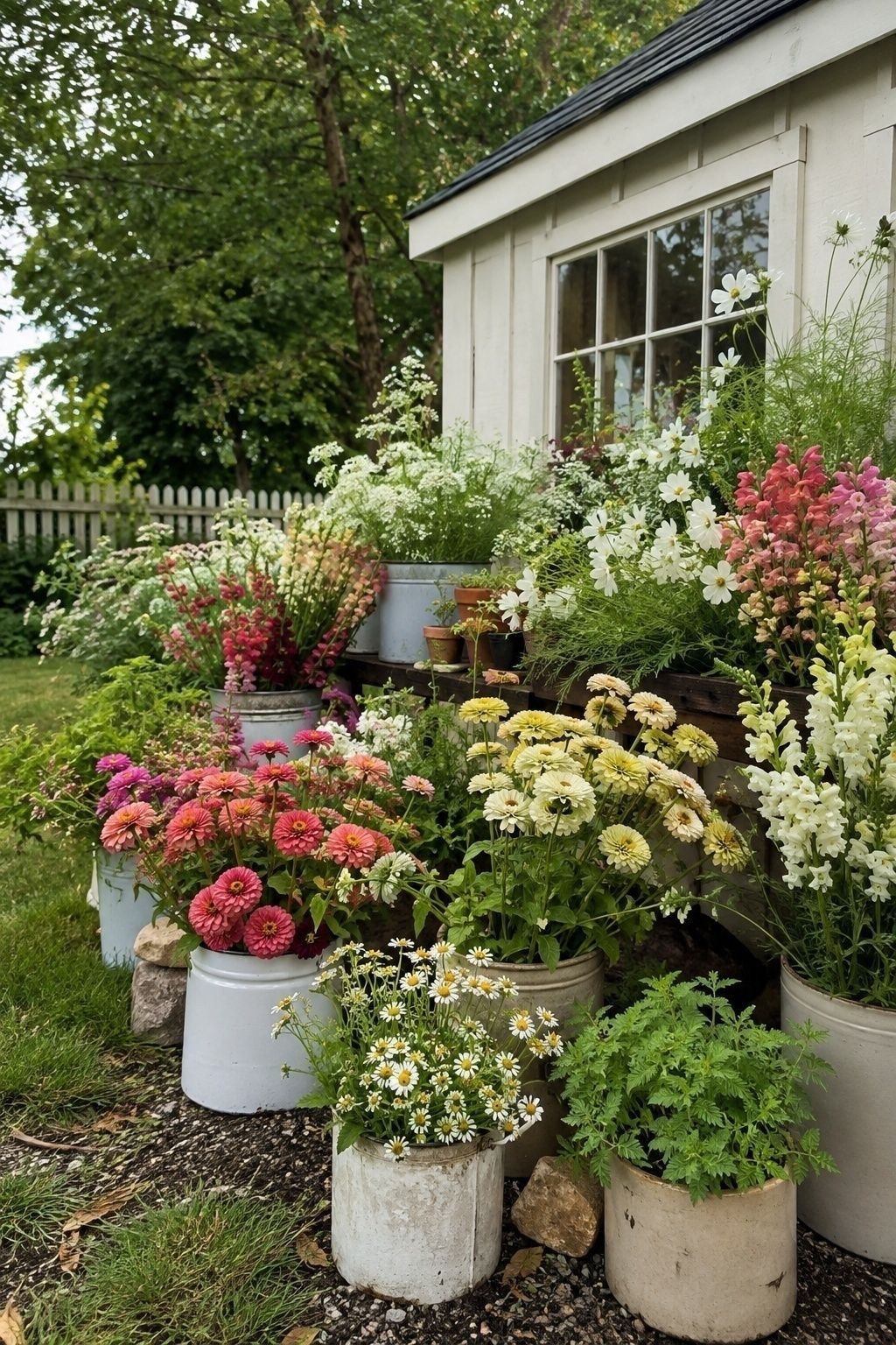 Flower bar with seasonal local blooms