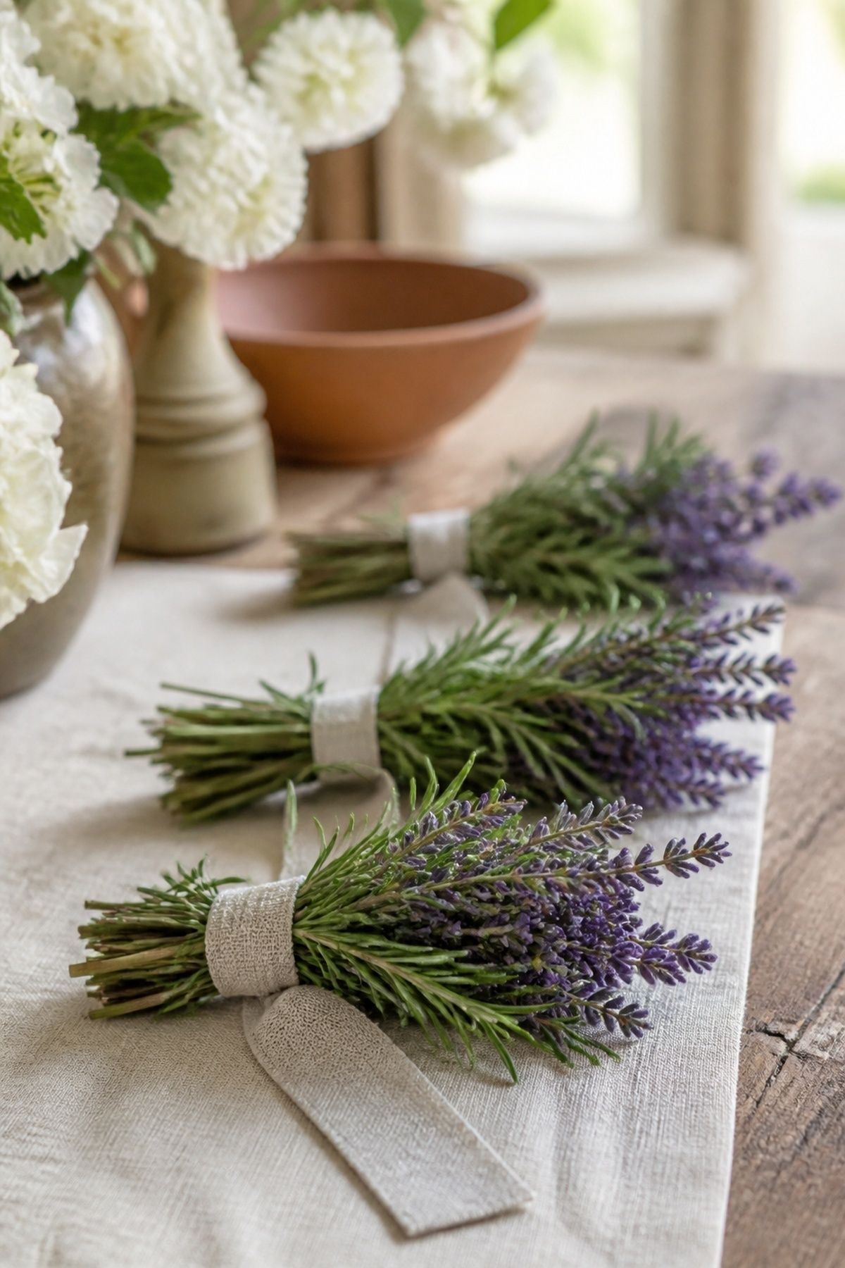 Lavender and rosemary bundles