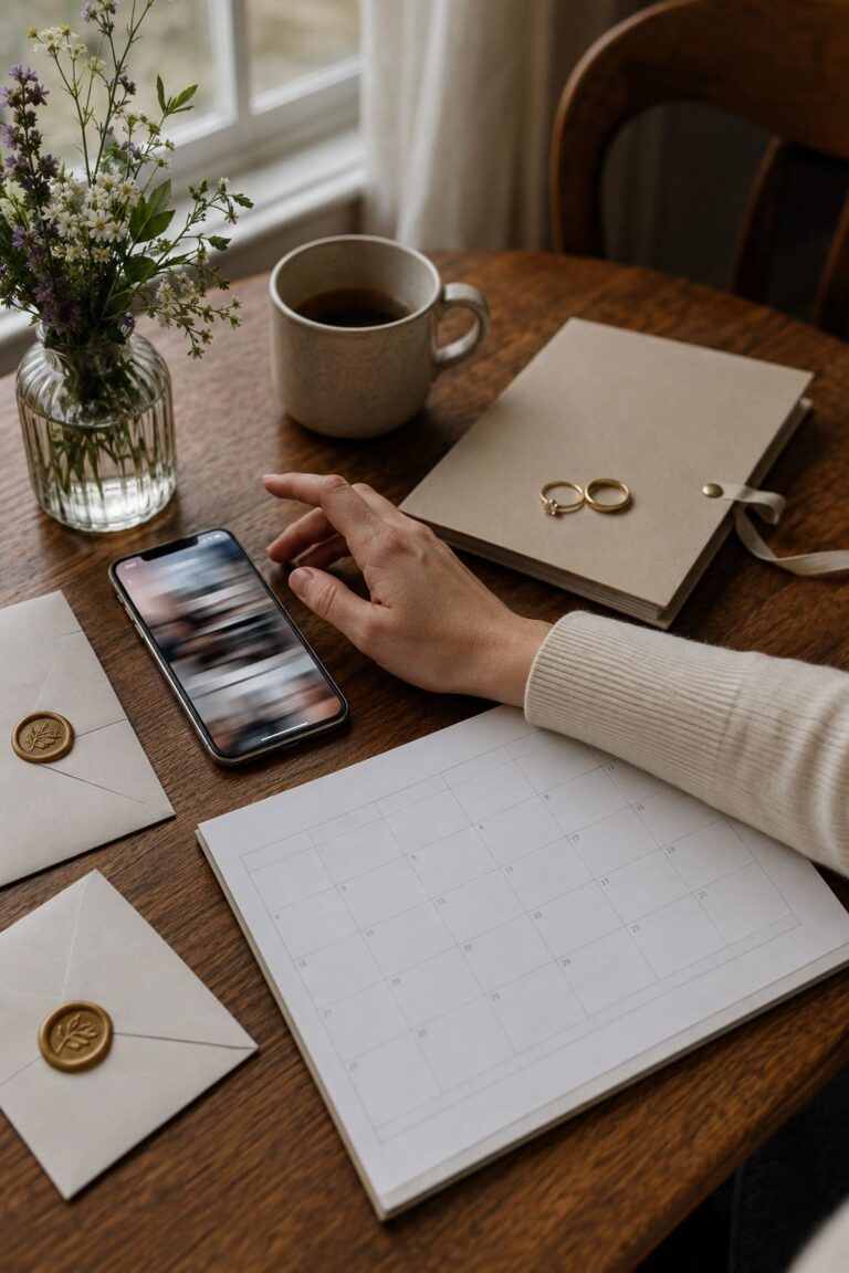 It Makes Planning Feel Faster Than The Real Timeline for a TikTok wedding planning guide