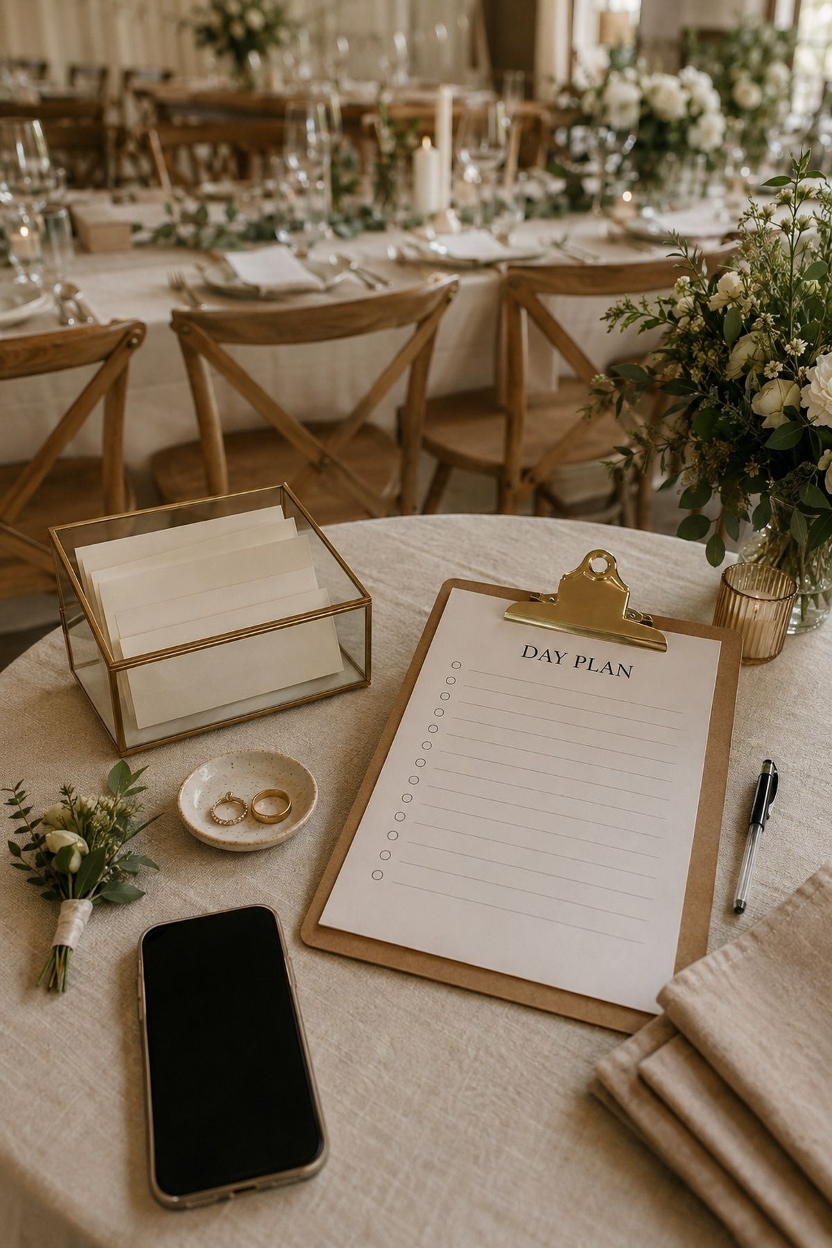 Hired help supporting a 20-guest wedding