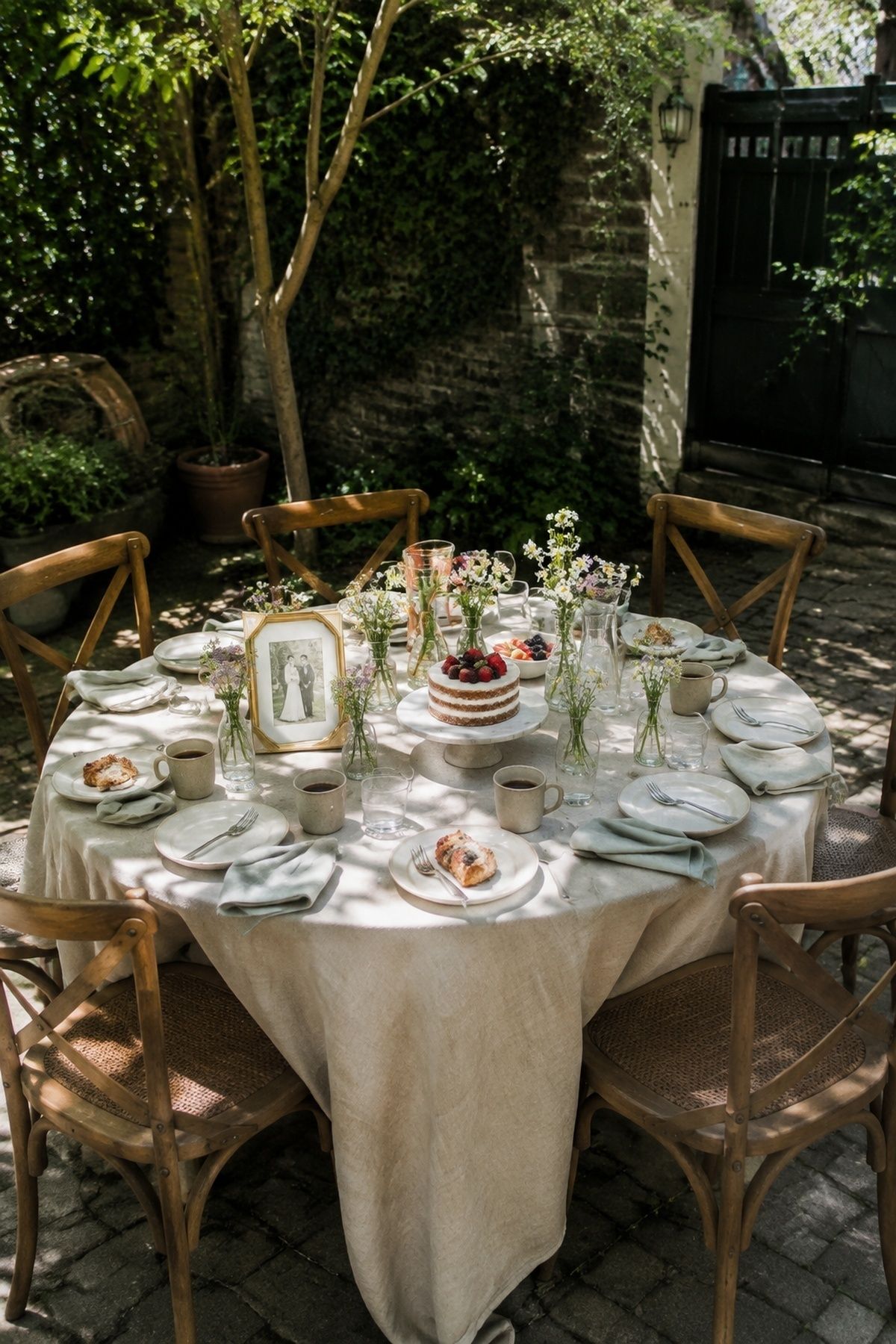 Invitation to a separate celebration for the wider circle