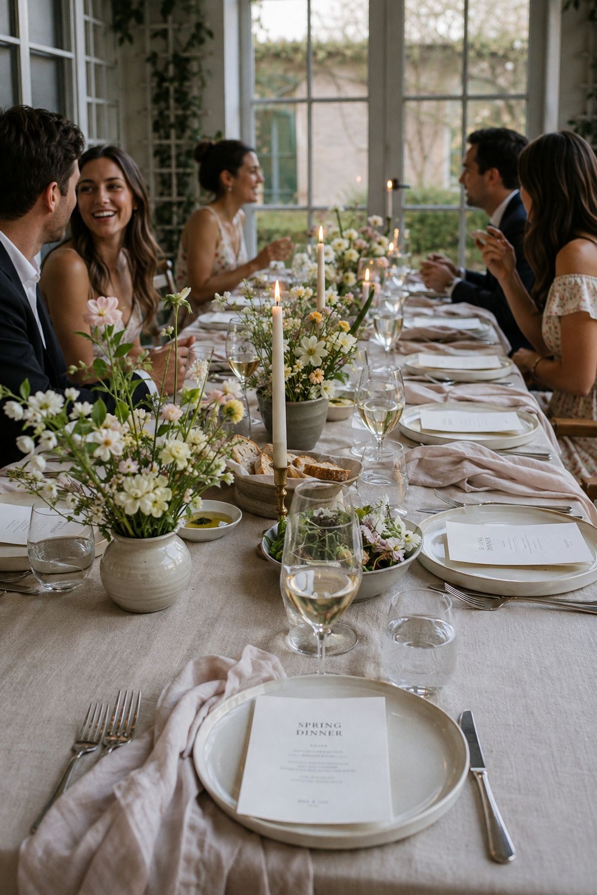 Spring tables designed for conversation