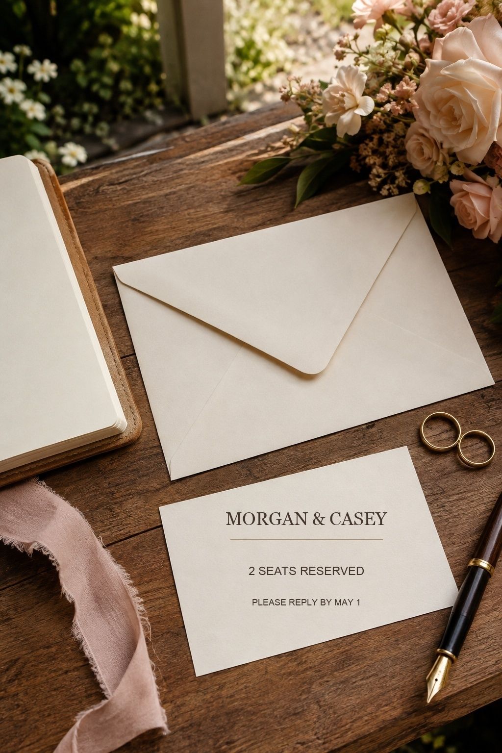Invitation addressed to named guests