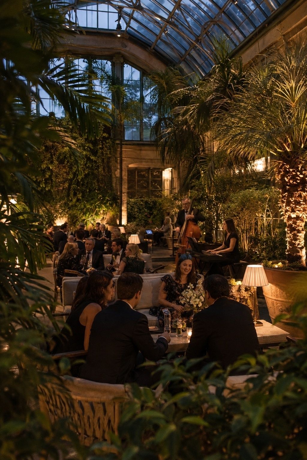 Museum or conservatory with lounge seating