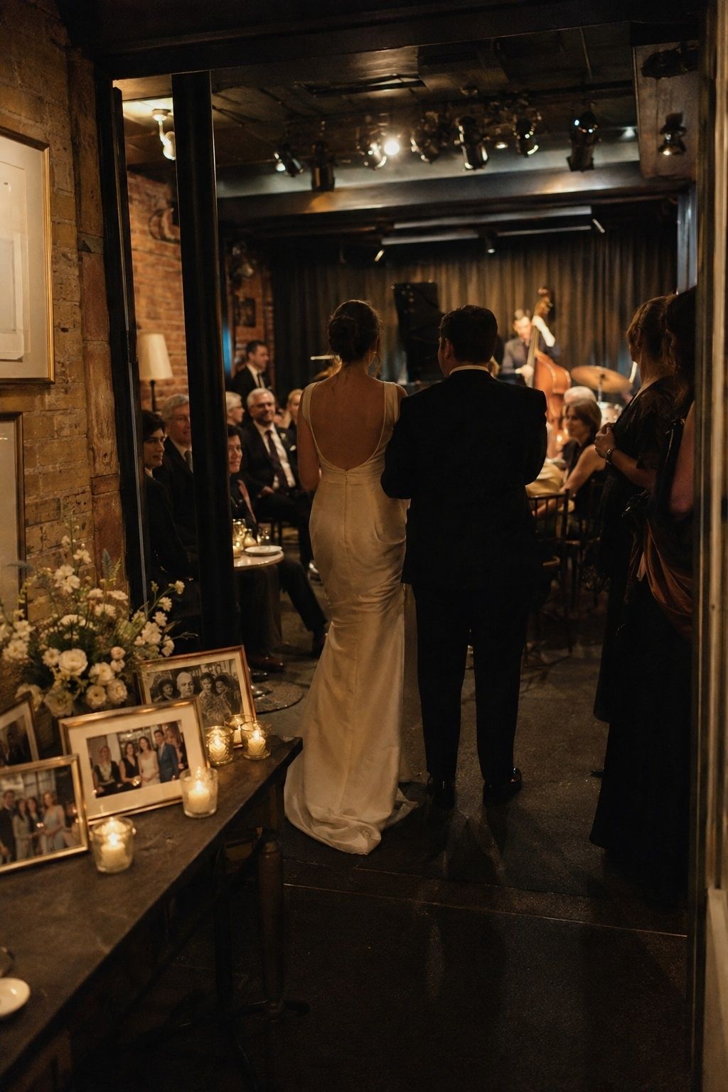 Local jazz club in the couple's own city