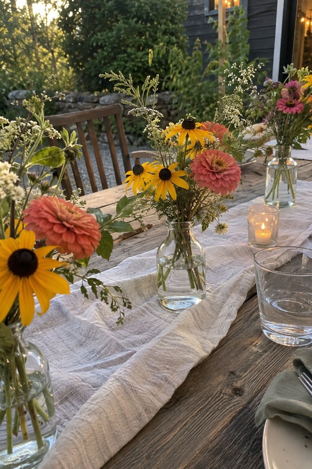 Black-eyed Susans bringing casual warmth