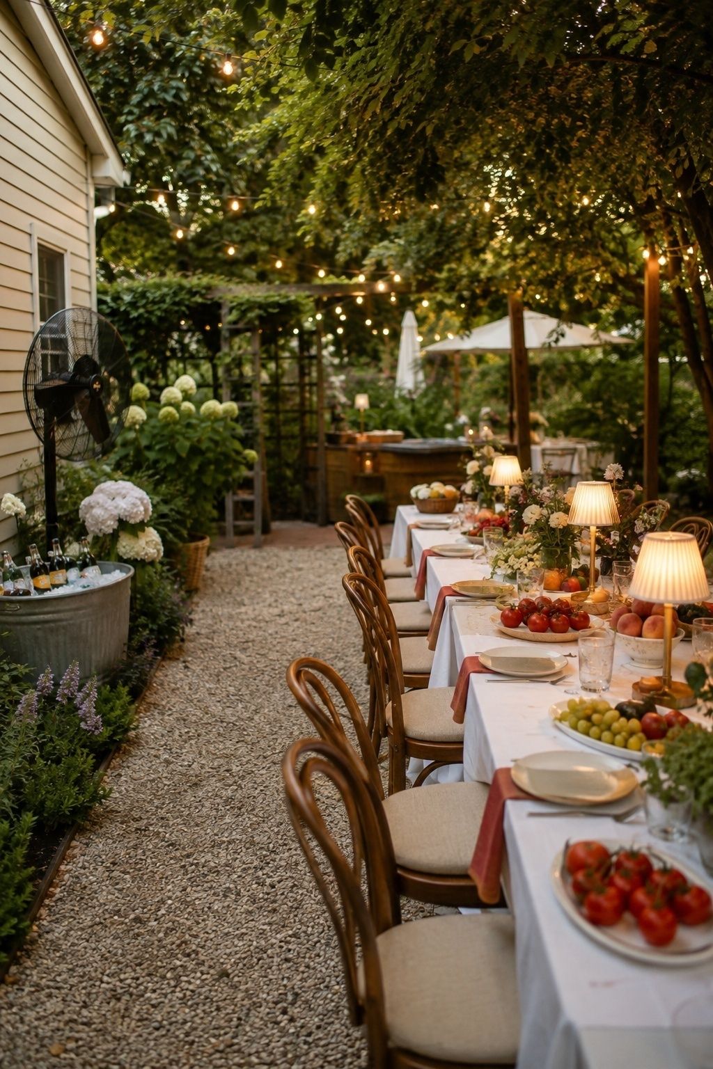 Backyard summer feast