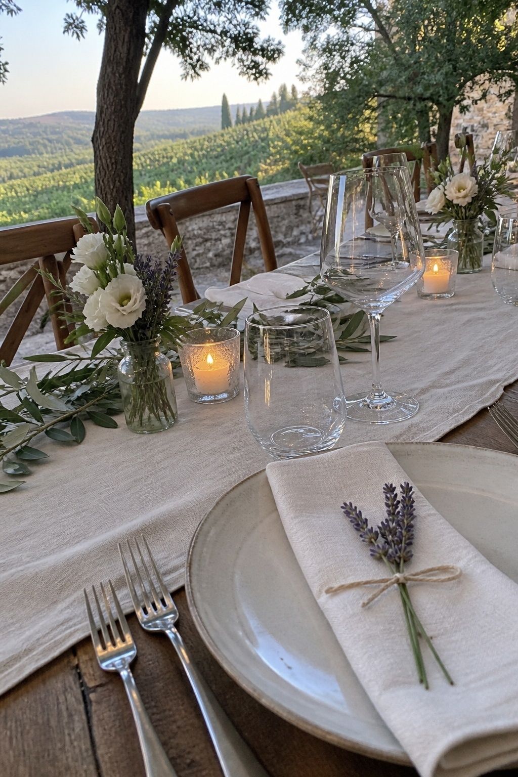 Small lavender touches for scent