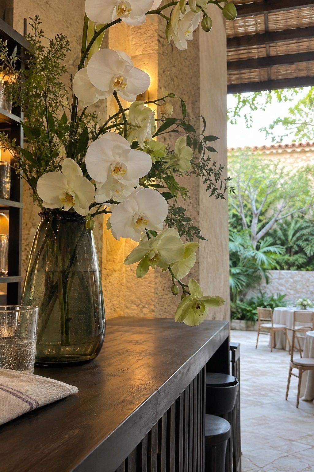 Orchids for a warm-climate June wedding