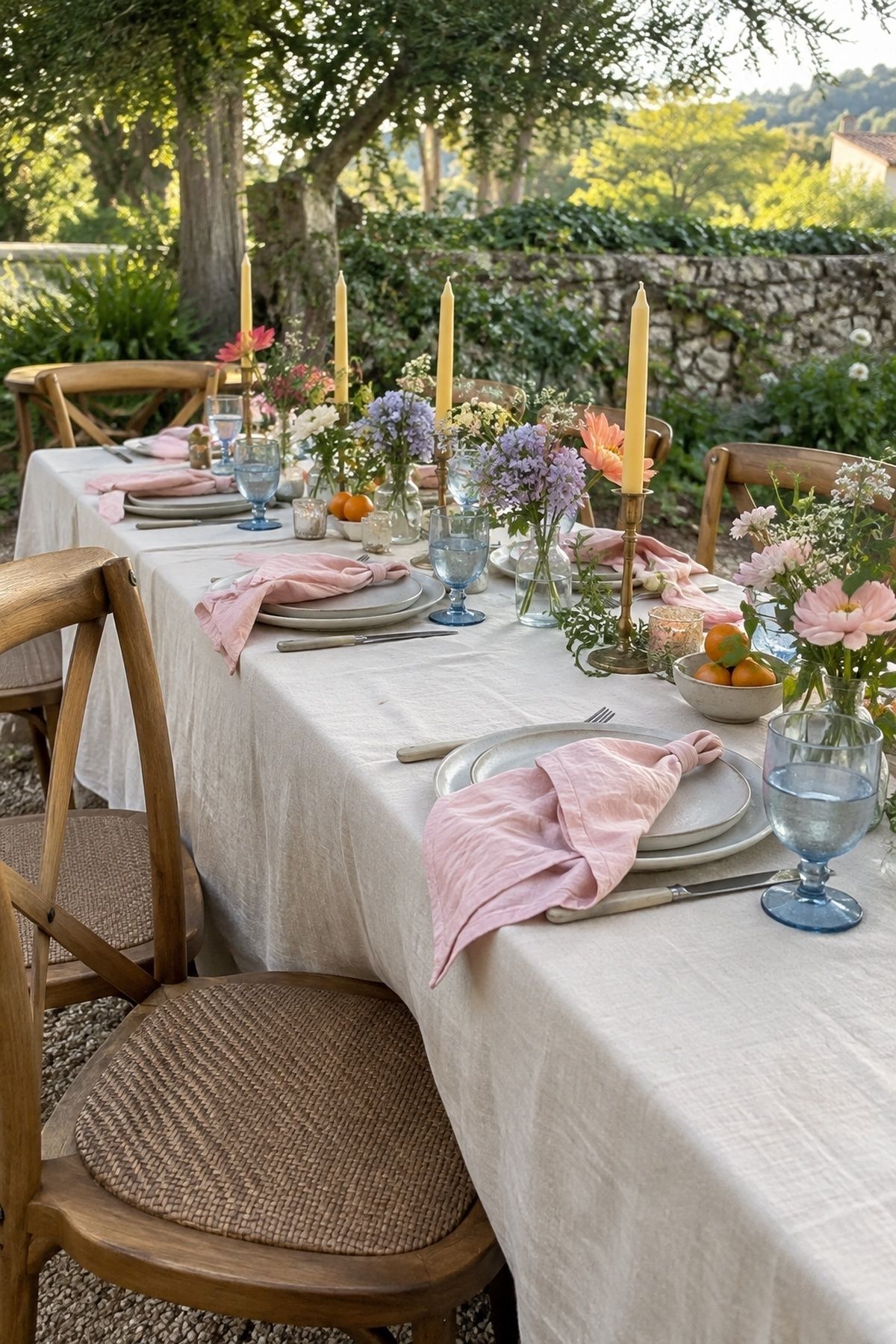 Bright summer wedding palette