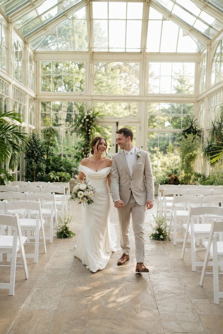 Choose A Venue With Clean Natural Light light and airy wedding photography idea