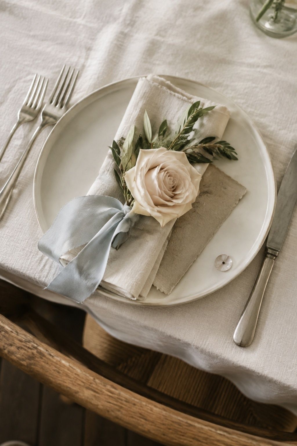 Pale but lived-in wedding colour palette