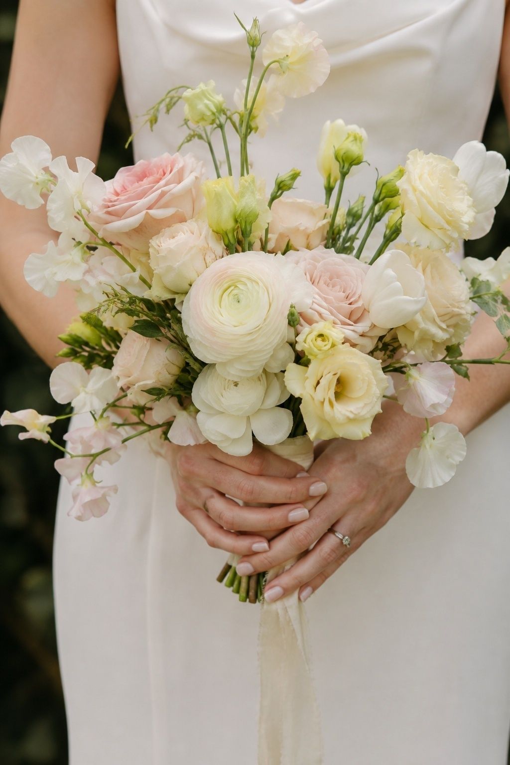 Flowers holding their shape in bright light