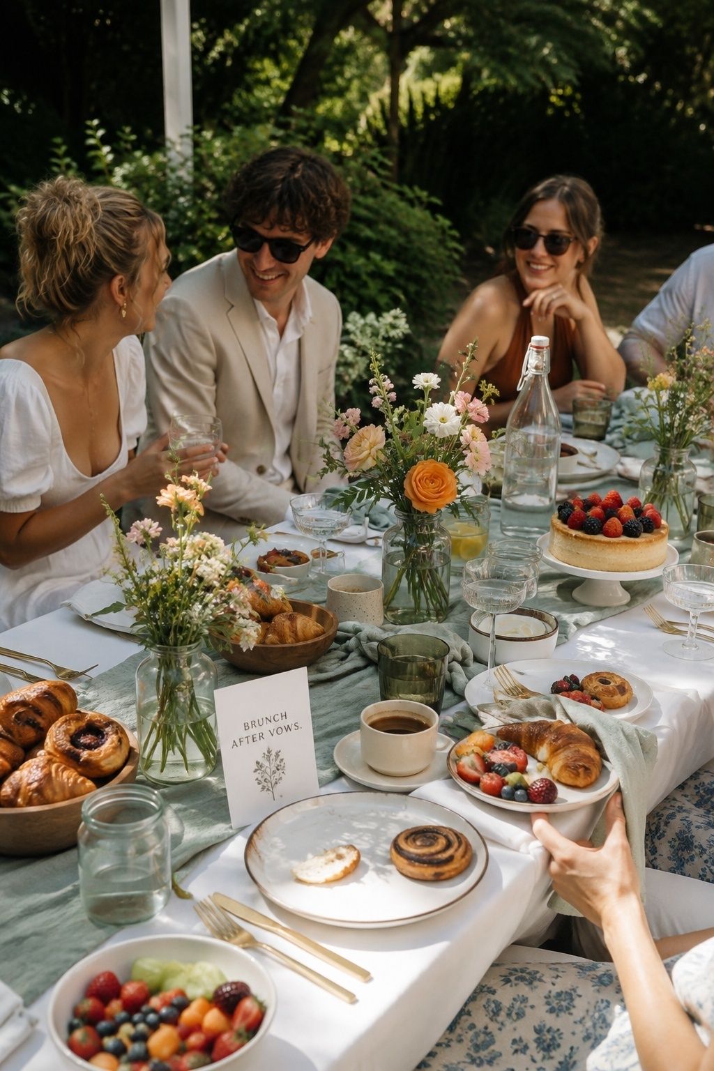 Brunch, picnic or cocktail-style wedding hosting