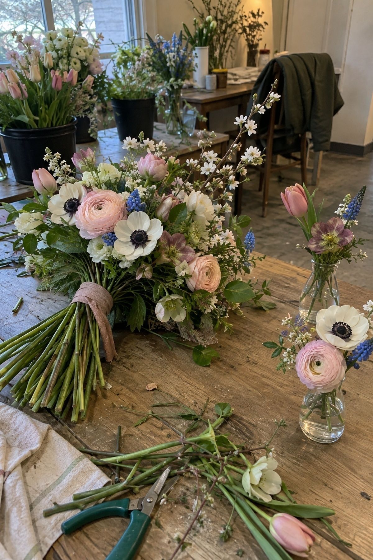 Early spring flowers for a March wedding