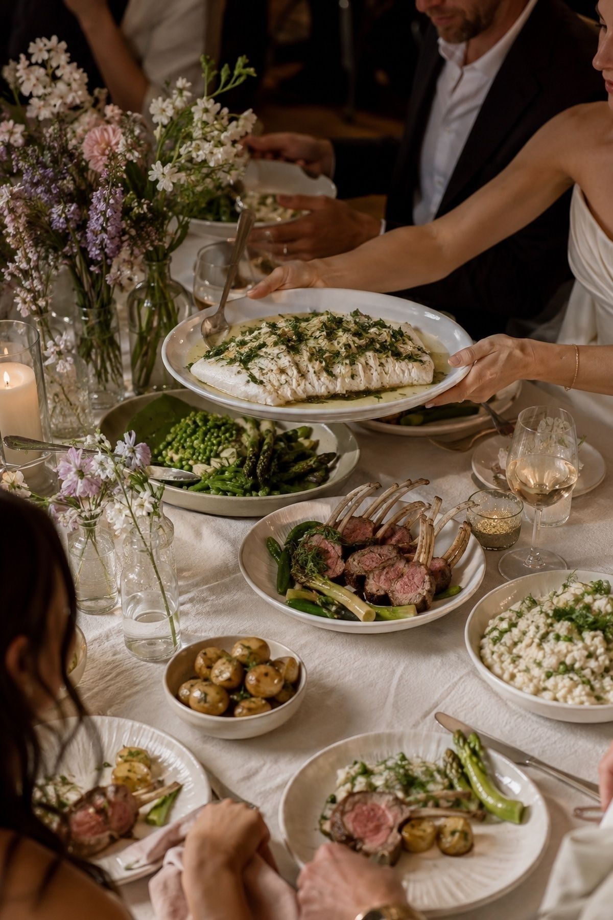 Menu built around early spring produce