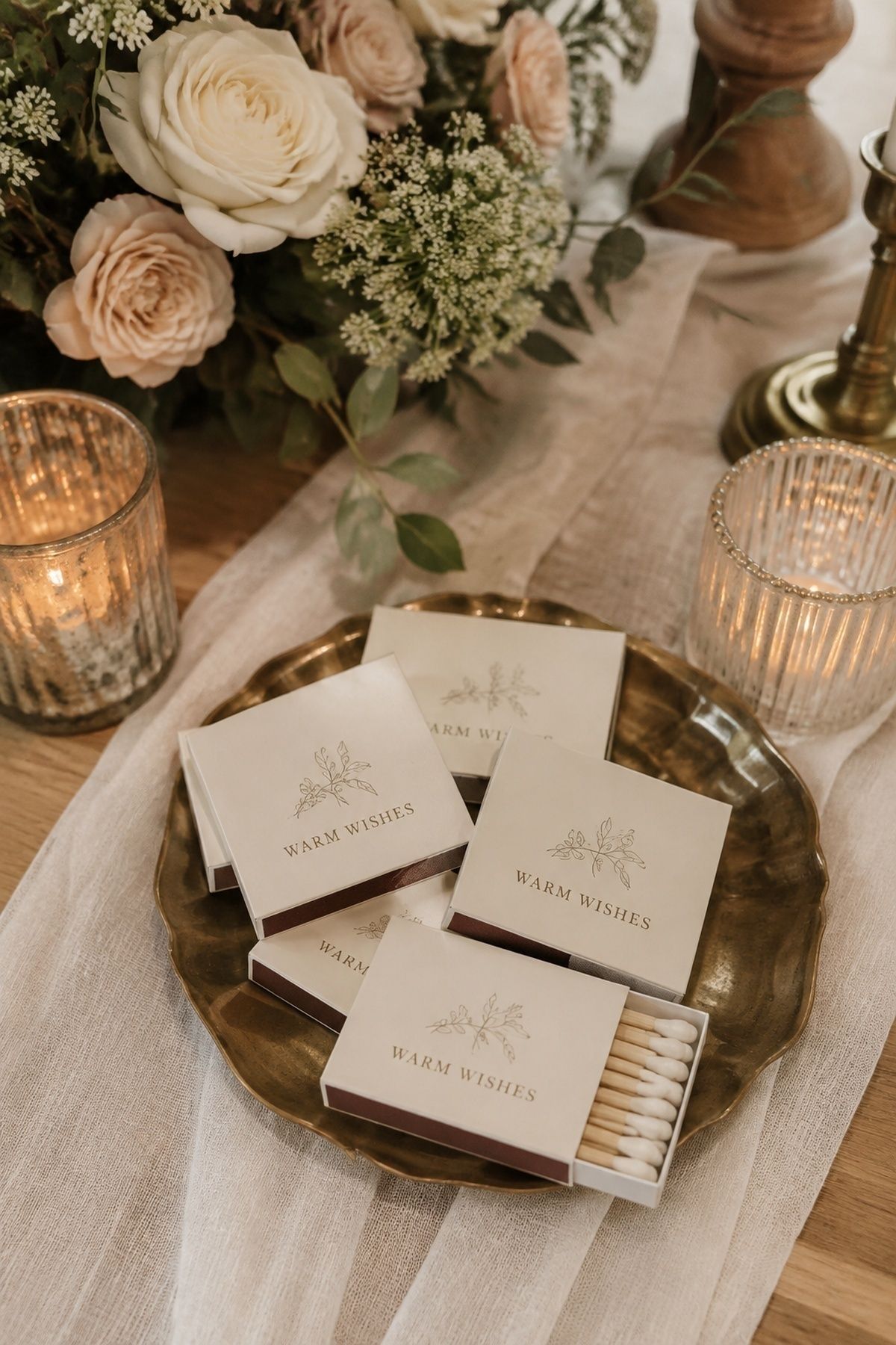 Matchboxes printed with quotes