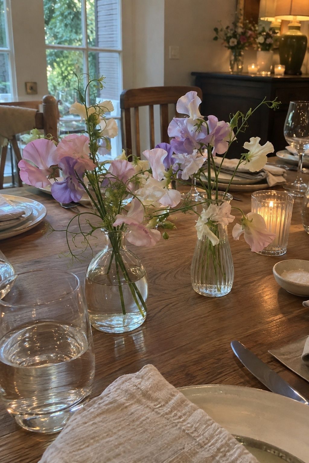 Soft, fragrant sweet peas