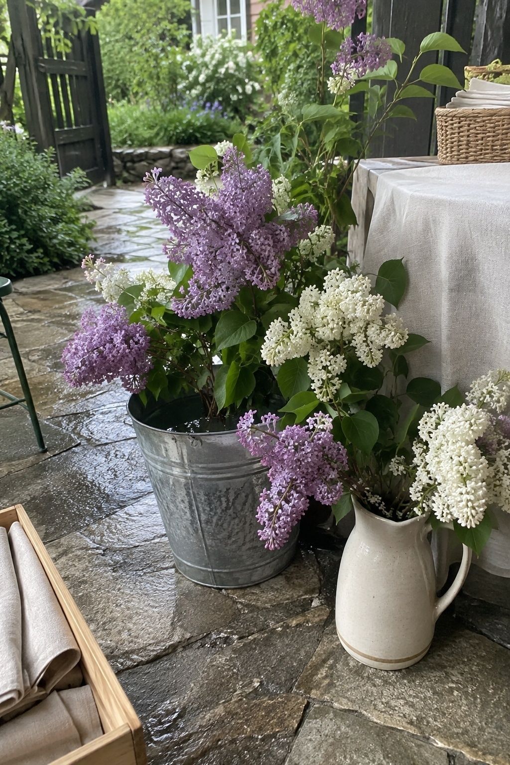 Lilac in a short-season spring arrangement
