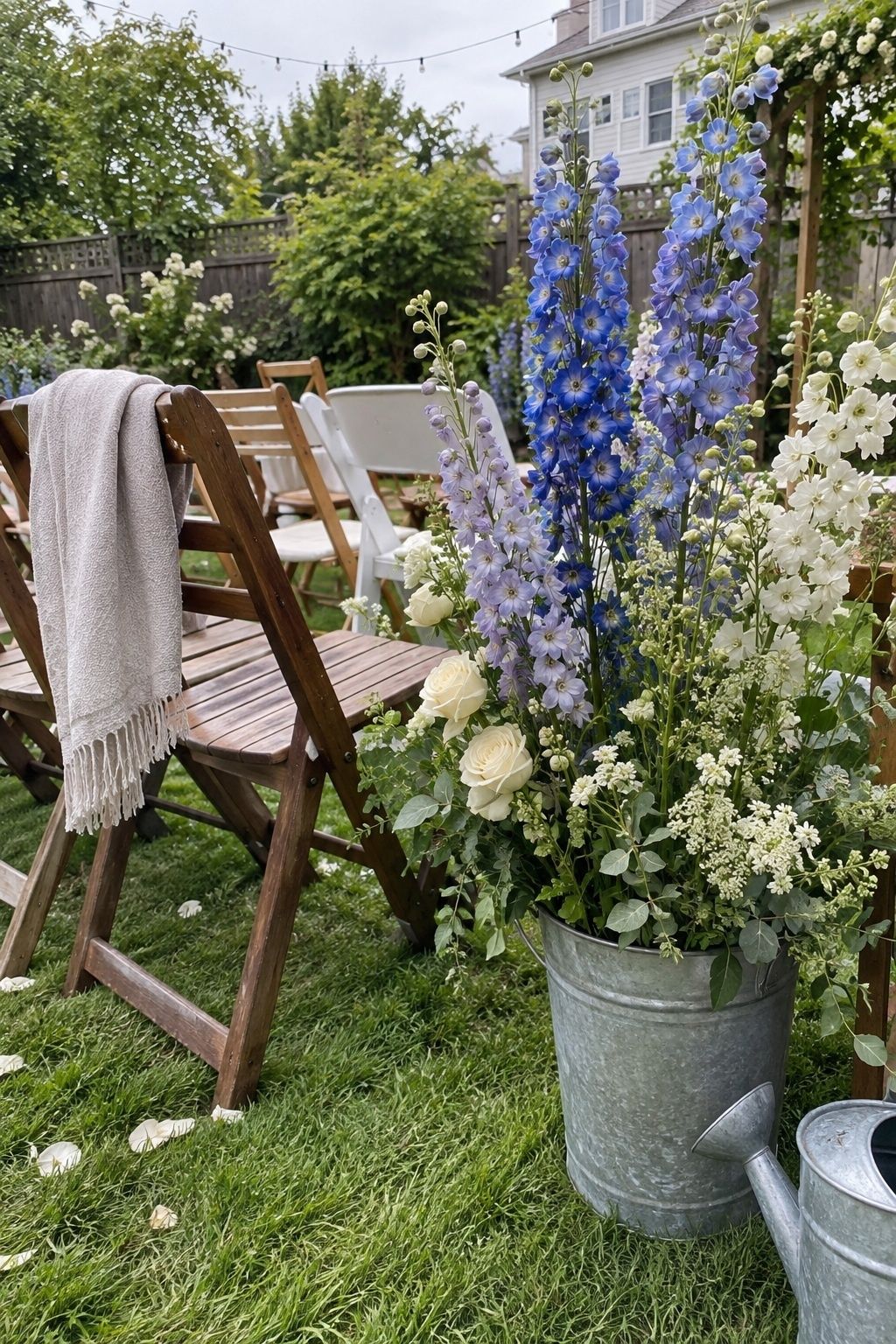 Delphinium adding airy height