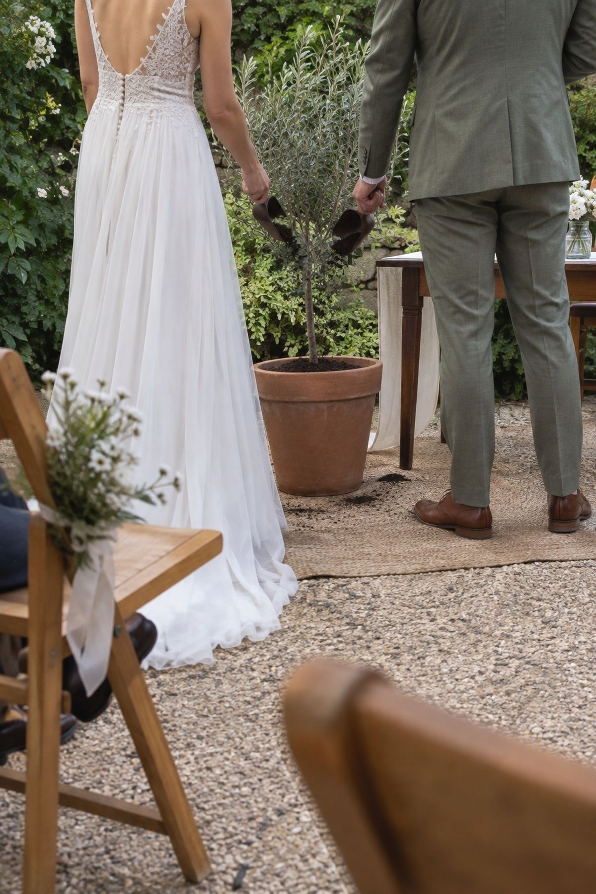 Personal ritual during the wedding ceremony