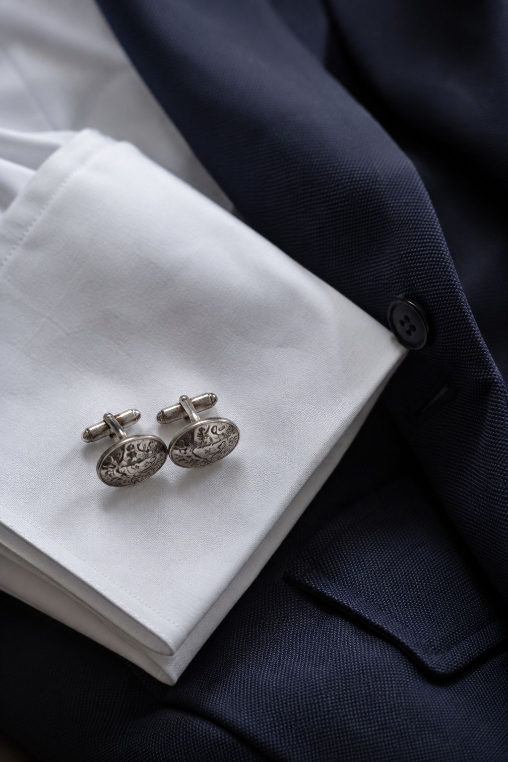 Heirloom Silver Worn with Simple Tailoring