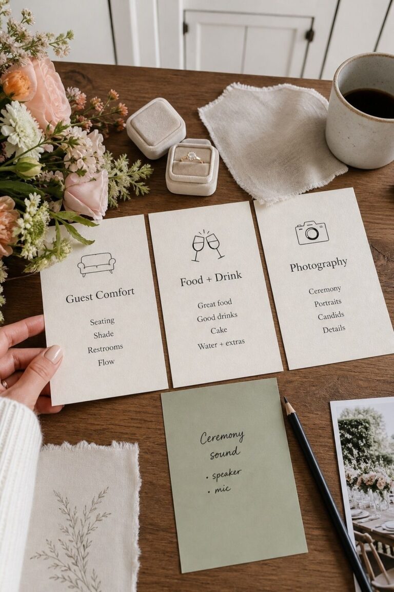 Choose What The Budget Needs To Protect for a Meadow & Aisle micro wedding budget post