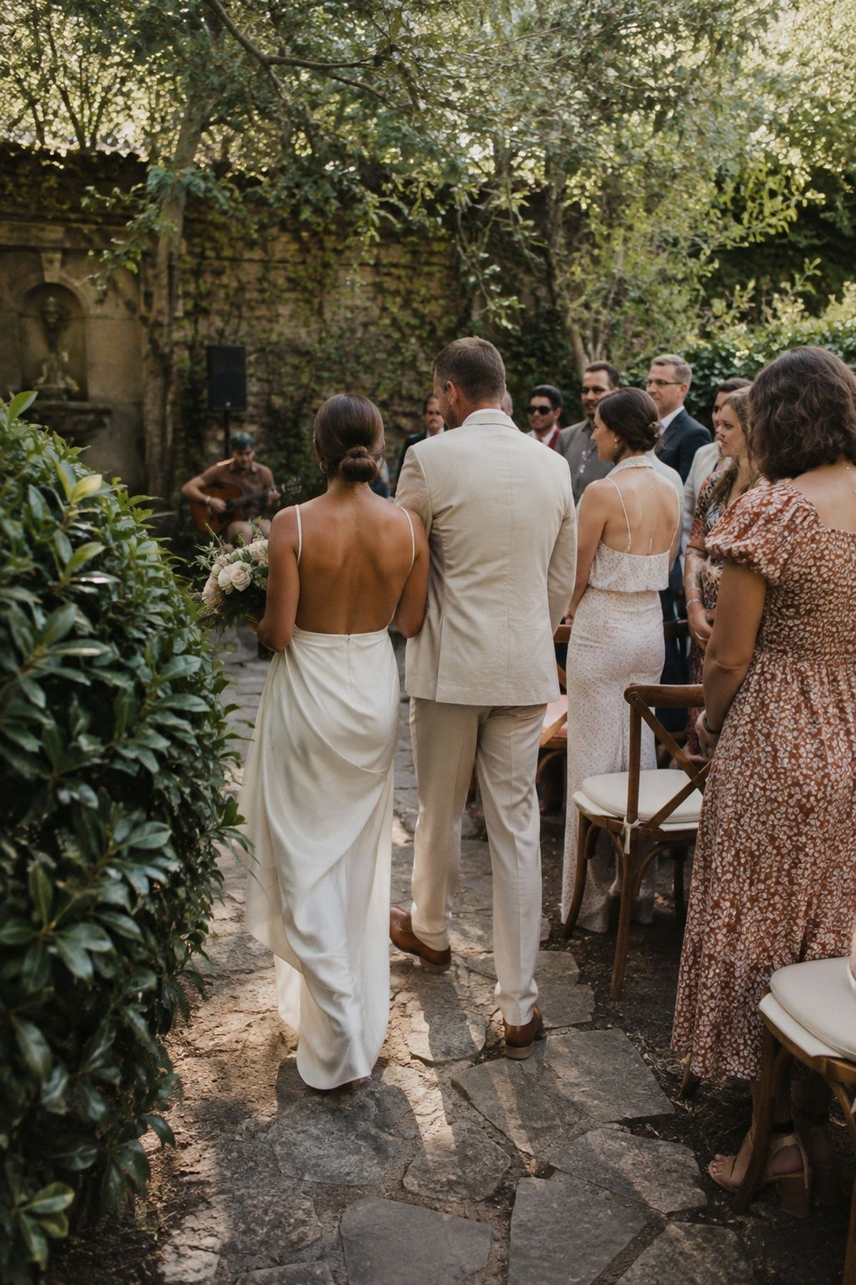 keep the processional, but scale it thoughtfully for micro wedding ceremony ideas