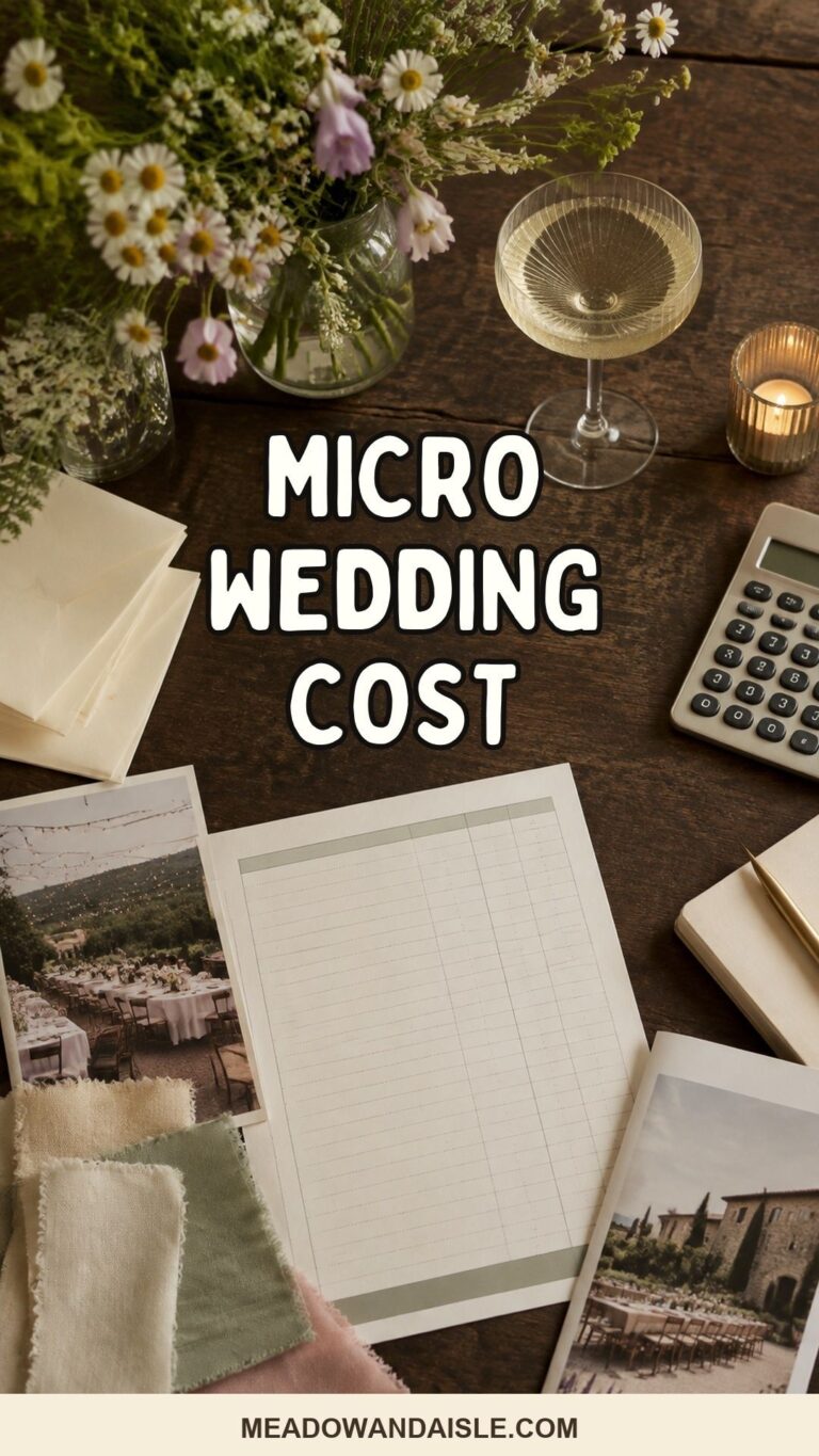 Pinterest pin for Micro Wedding Cost: The Honest Price Picture