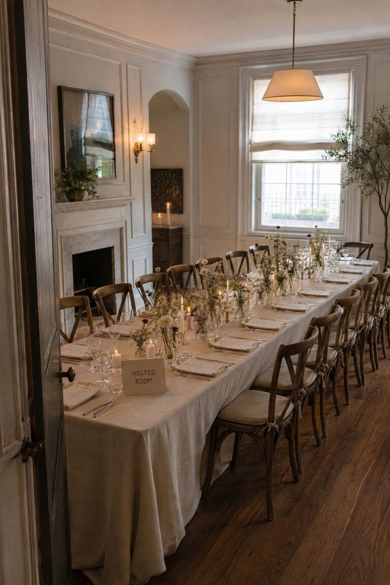 Start With The Room You Want To Host for choosing a micro wedding guest count