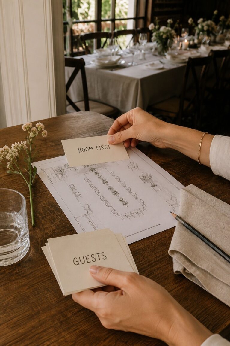 Picture The Room Before You Count Names for a micro wedding guest list guide