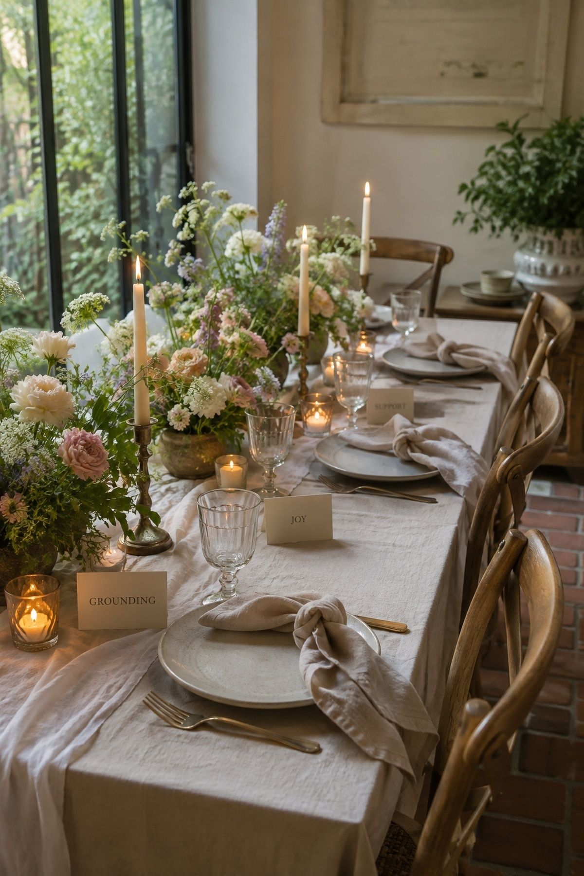 Micro wedding seats each with a role in the day