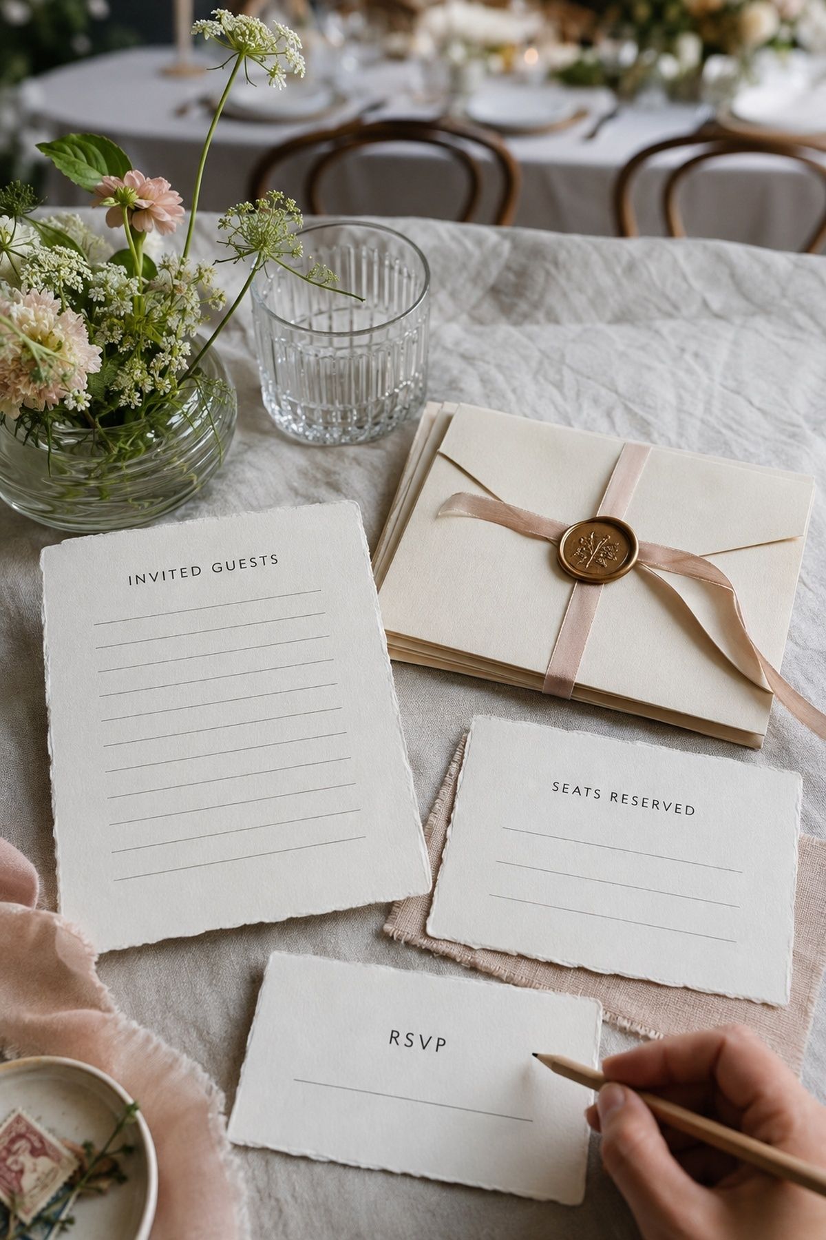 Invitation details reflecting guest list rules