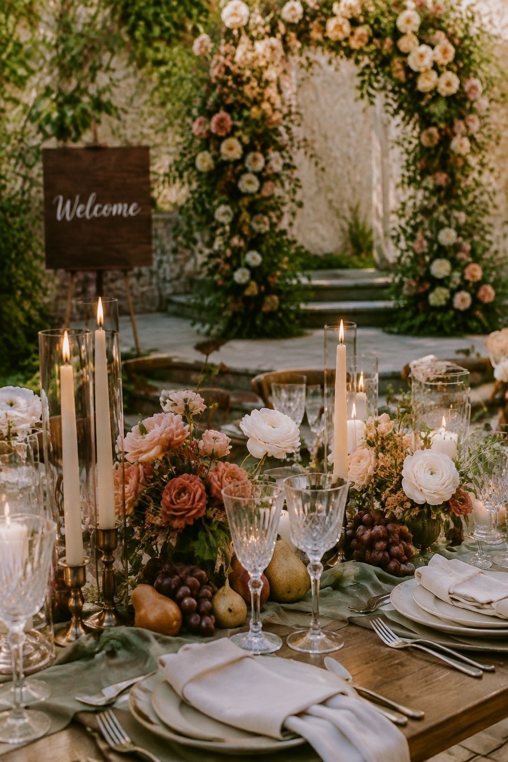Decor focused where guests look