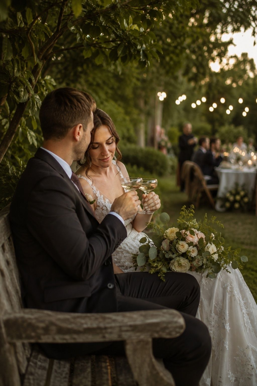 Couple sharing a private moment