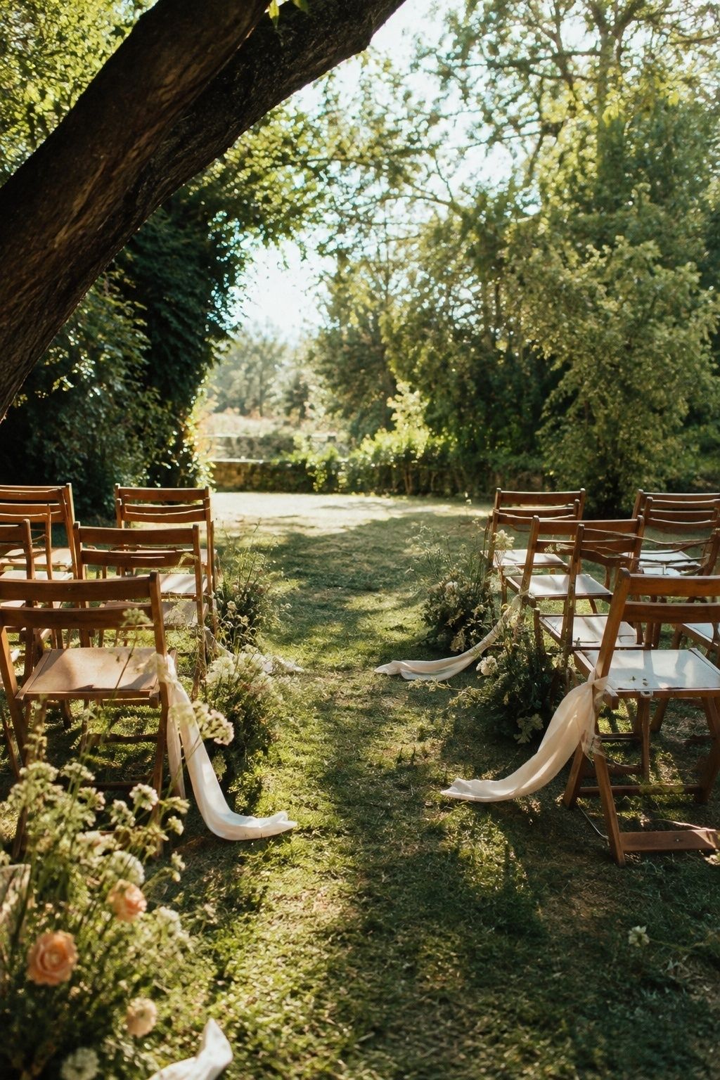 Wedding ceremony in natural light